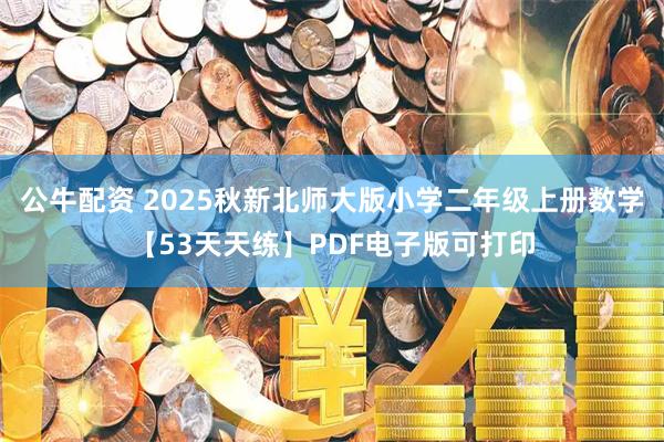 公牛配资 2025秋新北师大版小学二年级上册数学【53天天练】PDF电子版可打印