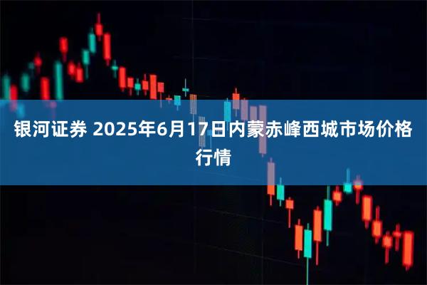 银河证券 2025年6月17日内蒙赤峰西城市场价格行情