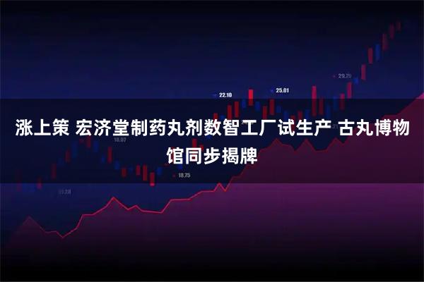 涨上策 宏济堂制药丸剂数智工厂试生产 古丸博物馆同步揭牌